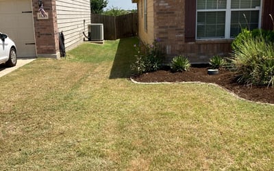 Photo of Richard A.'s yard after getting landscaping in Hondo, TX