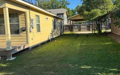 Photo of Minnie W.'s yard after getting landscaping in Humble, TX