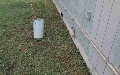 Photo of Anthony F.'s yard after getting landscaping in Newton, KS