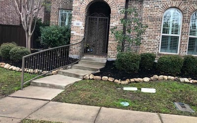 Photo of Gail M.'s yard after getting landscaping in Irving, TX