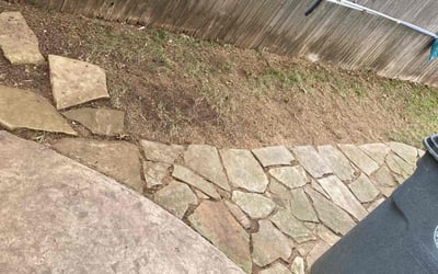 Photo of Tracy M.'s yard after getting landscaping in Henryetta, OK