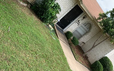 Photo of Ashley H.'s yard after getting landscaping in Godley, TX
