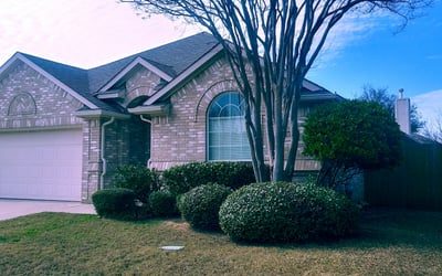 Photo of Amber H.'s yard after getting landscaping in Cresson, TX