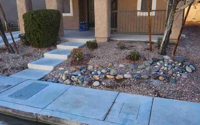 Photo of Christopher S.'s yard after getting landscaping in Logandale, NV
