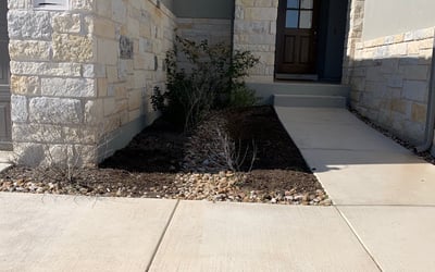 Photo of David O.'s yard after getting landscaping in Prairie Lea, TX