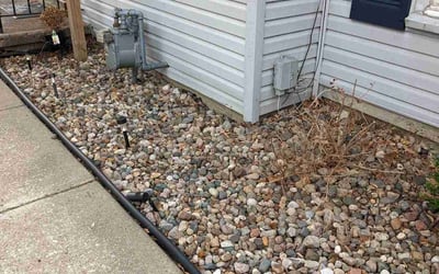 Photo of Elaine M.'s yard after getting landscaping in Louisburg, KS