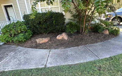 Photo of Mark M.'s yard after getting landscaping in Luther, OK
