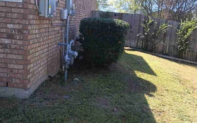 Photo of Anthony W.'s yard after getting landscaping in Hutchins, TX