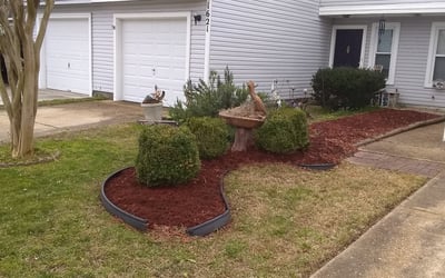 Photo of Michael F.'s yard after getting landscaping in Achilles, VA
