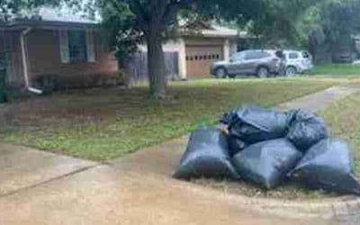 Photo of Chris W.'s yard after getting landscaping in Campbell, TX