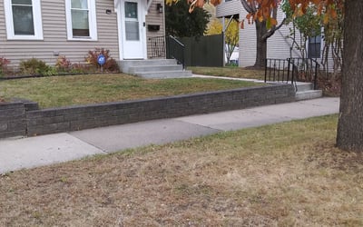 Photo of Sharon R.'s yard after getting landscaping in Glenwood City, WI
