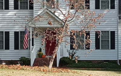 Photo of Katrina M.'s yard after getting landscaping in Barhamsville, VA
