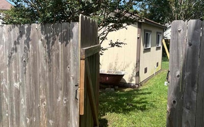 Photo of Karen L.'s yard after getting landscaping in Industry, TX