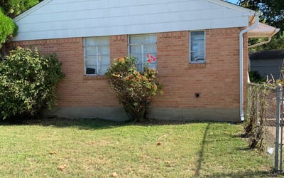 Photo of Jessica M.'s yard after getting landscaping in Copeville, TX