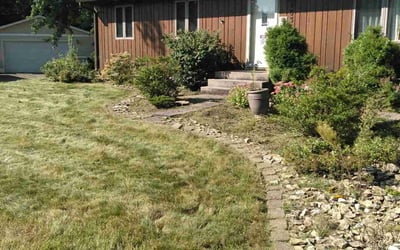 Photo of Lawrence D.'s yard after getting landscaping in Hager City, WI