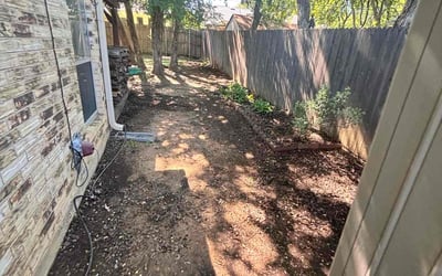 Photo of Patrick S.'s yard after getting landscaping in Hurst, TX