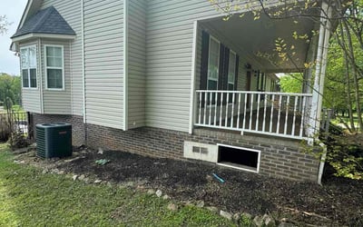 Photo of Brittany F.'s yard after getting landscaping in Spring Hill, TN