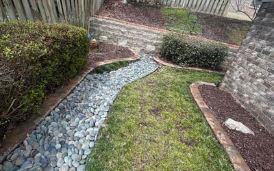 Photo of John P.'s yard after getting landscaping in Evans, GA