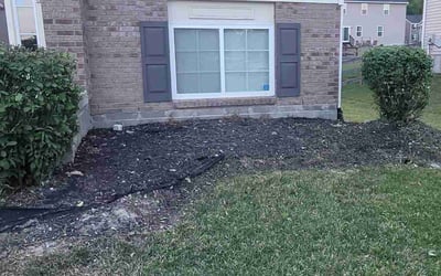 Photo of Ryan M.'s yard after getting landscaping in Brooksville, KY