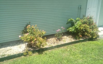 Photo of Josh M.'s yard after getting landscaping in Decatur, TX