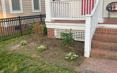Photo of Samantha R.'s yard after getting landscaping in Wicomico, VA