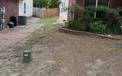 Photo of Jeff L.'s yard after getting landscaping in Schertz, TX