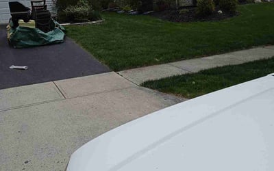 Photo of Anthony F.'s yard after getting landscaping in Somerset, OH