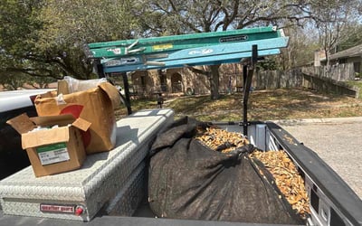 Photo of Lori C.'s yard after getting landscaping in Mathis, TX