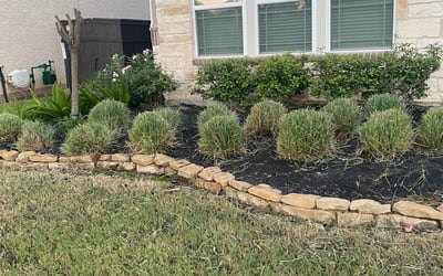 Photo of Kelly M.'s yard after getting landscaping in Hempstead, TX