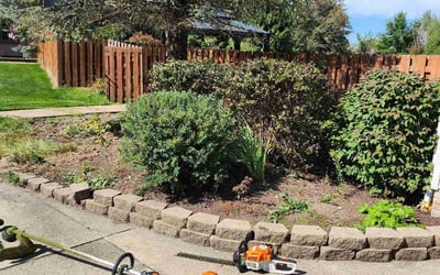 Photo of Steve B.'s yard after getting landscaping in Newbury, OH