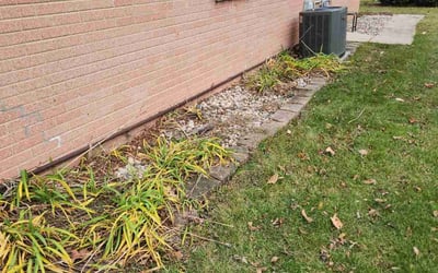 Photo of Erika B.'s yard after getting landscaping in Hartland, WI