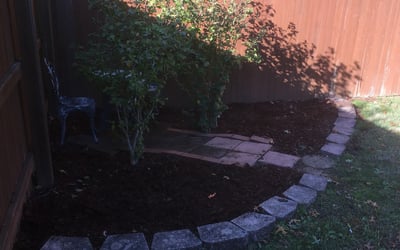 Photo of Michael M.'s yard after getting landscaping in Bristow, OK