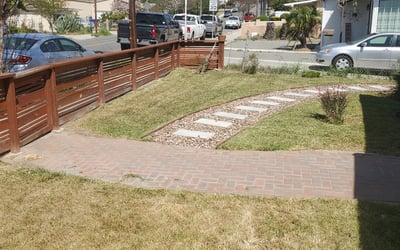 Photo of Aaron P.'s yard after getting landscaping in Julian, CA