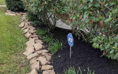 Photo of Cindy J.'s yard after getting landscaping in Orchard, TX
