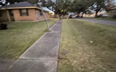 Photo of Justin J.'s yard after getting landscaping in Pearl River, LA