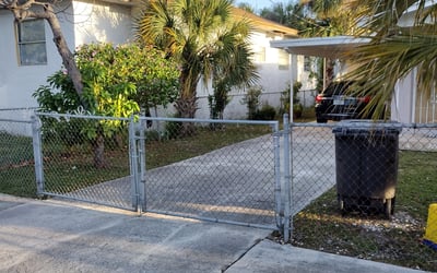Photo of Stephanie A.'s yard after getting landscaping in Canal Point, FL