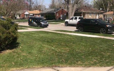 Photo of Stephen R.'s yard after getting landscaping in Romeo, MI