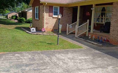 Photo of Anna H.'s yard after getting landscaping in Stanley, NC