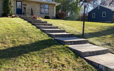 Photo of Julie L.'s yard after getting landscaping in Cokato, MN