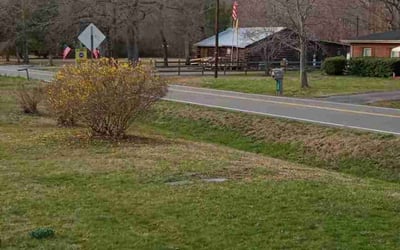 Photo of Jessica W.'s yard after getting landscaping in Roxboro, NC