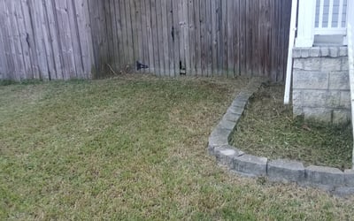 Photo of Scott K.'s yard after getting landscaping in Seaford, VA