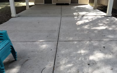 Photo of Kristen M.'s yard after getting landscaping in Brighton, TN