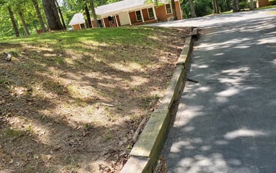 Photo of Amy C.'s yard after getting landscaping in Mount Pleasant, NC