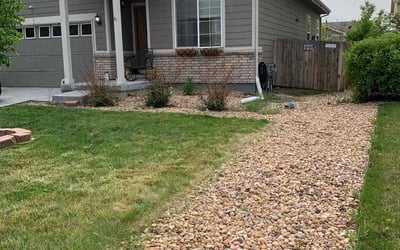Photo of Karen H.'s yard after getting landscaping in Buffalo Creek, CO