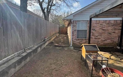Photo of Daniel S.'s yard after getting landscaping in Kaufman, TX