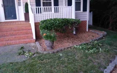 Photo of Stephanie A.'s yard after getting landscaping in Isle Of Wight, VA