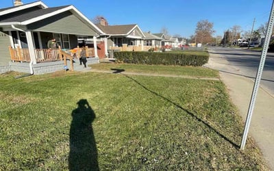 Photo of Taylor W.'s yard after getting landscaping in Alexandria, IN