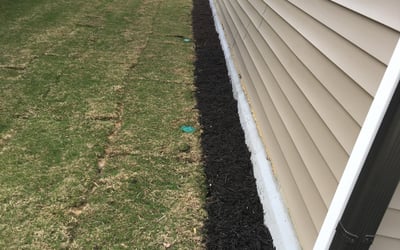Photo of Amy M.'s yard after getting landscaping in Willow Spring, NC