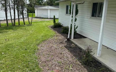 Photo of Crystal C.'s yard after getting landscaping in Columbia Station, OH