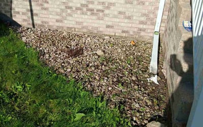Photo of Joshua T.'s yard after getting landscaping in Sun Prairie, WI